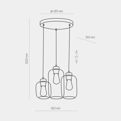 Підвісний світильник TK Lighting 3185 Marco