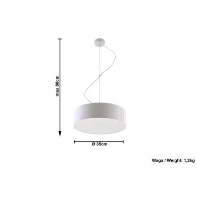 Подвесной светильник Sollux ARENA 35 SL.0117 white