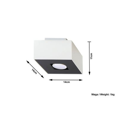 Стельовий світильник Sollux MONO1 SL.0066 білий