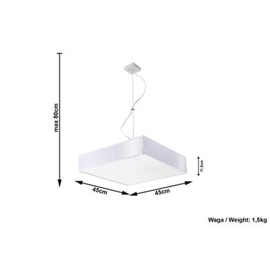 Подвесной светильник Sollux HORUS 45 SL.0135 white