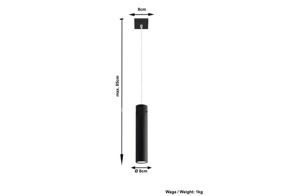 Підвісний світильник Sollux LAGOS 1 black SL.0327